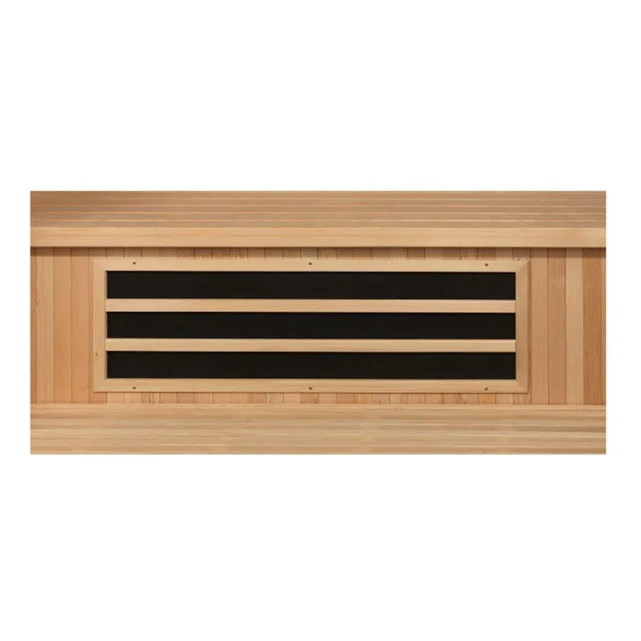 Dynamic Lugano 3-Person Ultra Low EMF FAR Infrared Sauna - Canadian Hemlock
