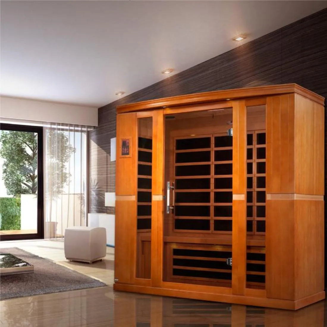 Dynamic "Bergamo Edition" 4-Person Low EMF Far Infrared Sauna, DYN-6440-01
