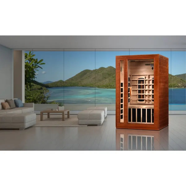 Dynamic "Cordoba Elite" 2-person Full Spectrum Near Zero FAR Infrared Sauna DYN-6203-02 FS