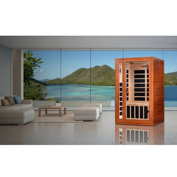 Dynamic "Cordoba Elite" 2-person Ultra Low EMF Infrared Sauna DYN-6203-01 ELITE