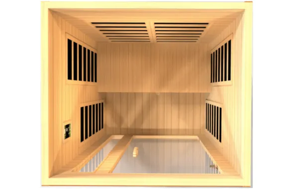 Dynamic "Cordoba Elite" 2-person Ultra Low EMF Infrared Sauna DYN-6203-01 ELITE