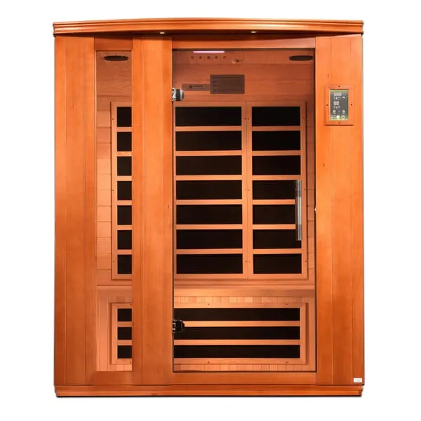 Dynamic "Lugano Elite" 3 Person Ultra Low EMF Far Infrared Sauna, DYN-6336-02 Elite
