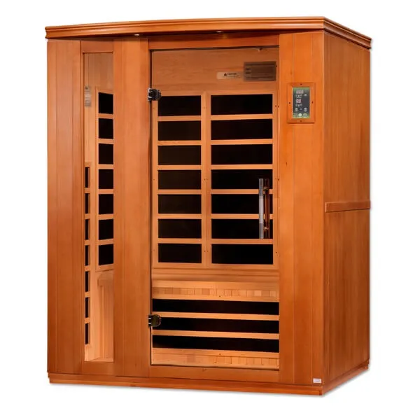 Dynamic "Lugano Elite" 3 Person Ultra Low EMF Far Infrared Sauna, DYN-6336-02 Elite