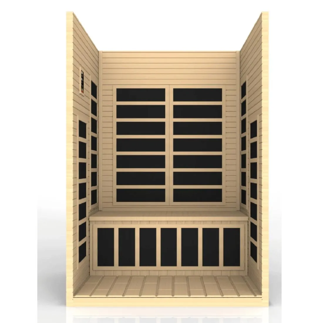 Dynamic "Santiago" 2-Person Low EMF Infrared Sauna DYN-6209-01