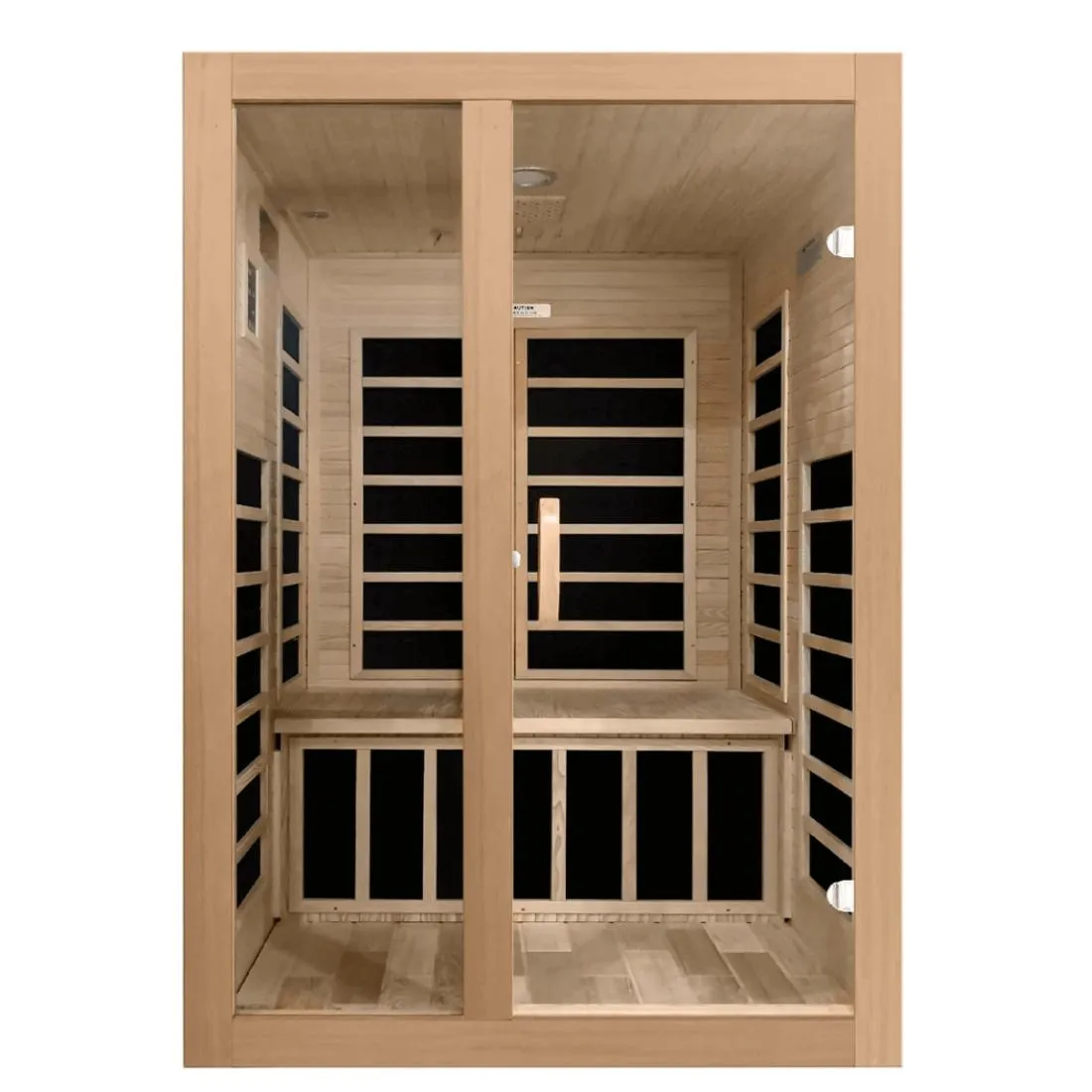 Dynamic "Santiago" 2-Person Low EMF Infrared Sauna DYN-6209-01