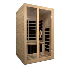 Dynamic "Santiago" 2-Person Low EMF Infrared Sauna DYN-6209-01