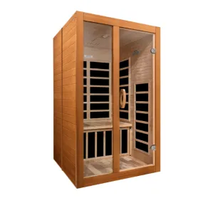 Dynamic "Santiago" 2-Person Ultra-Low EMF Infrared Sauna DYN-6209-02 Elite