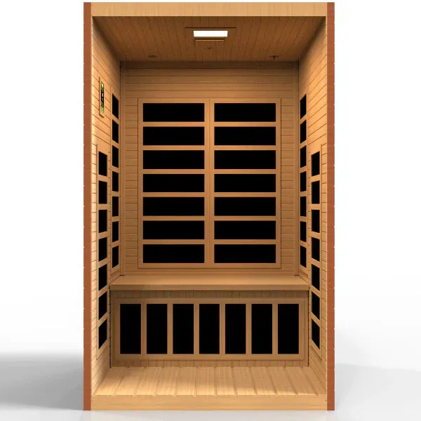 Dynamic "Santiago" 2-Person Ultra-Low EMF Infrared Sauna DYN-6209-02 Elite