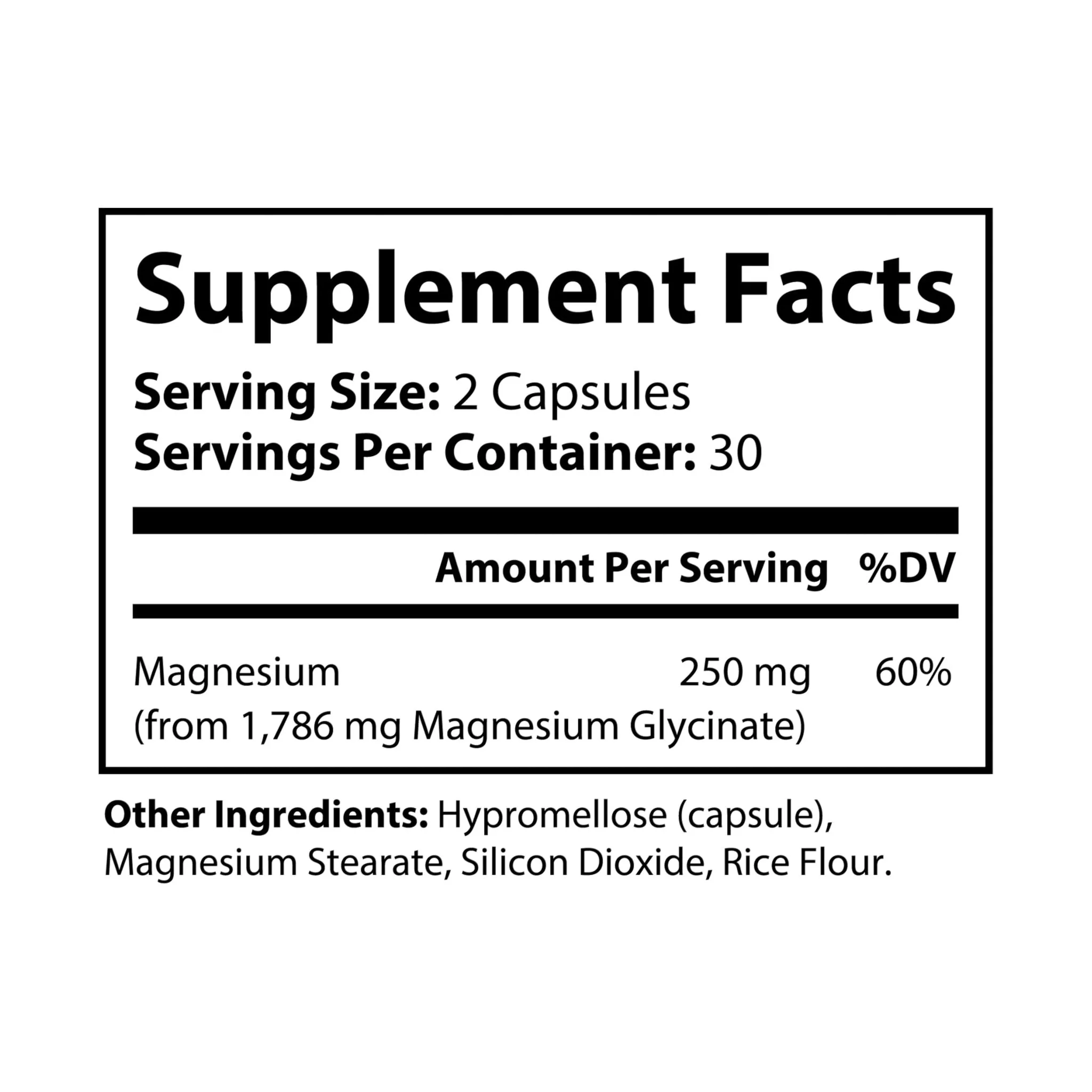 EASE: Magnesium Glycinate Supplement