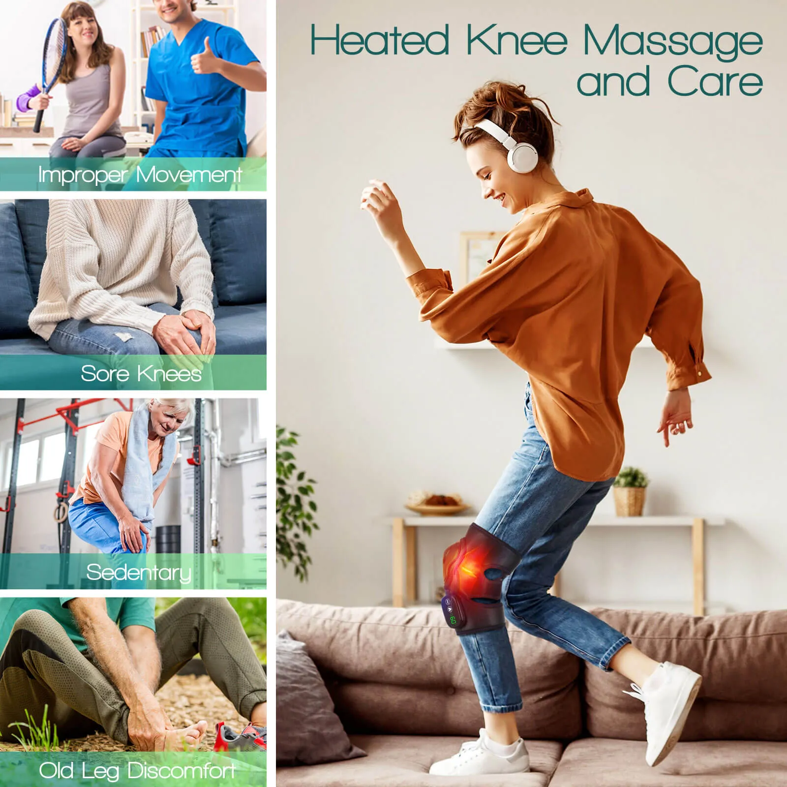 Electric Knee Massager | Arthritis Pain Relief