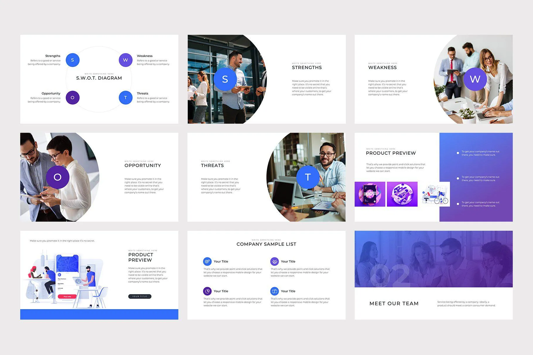 Element Business Google Slides