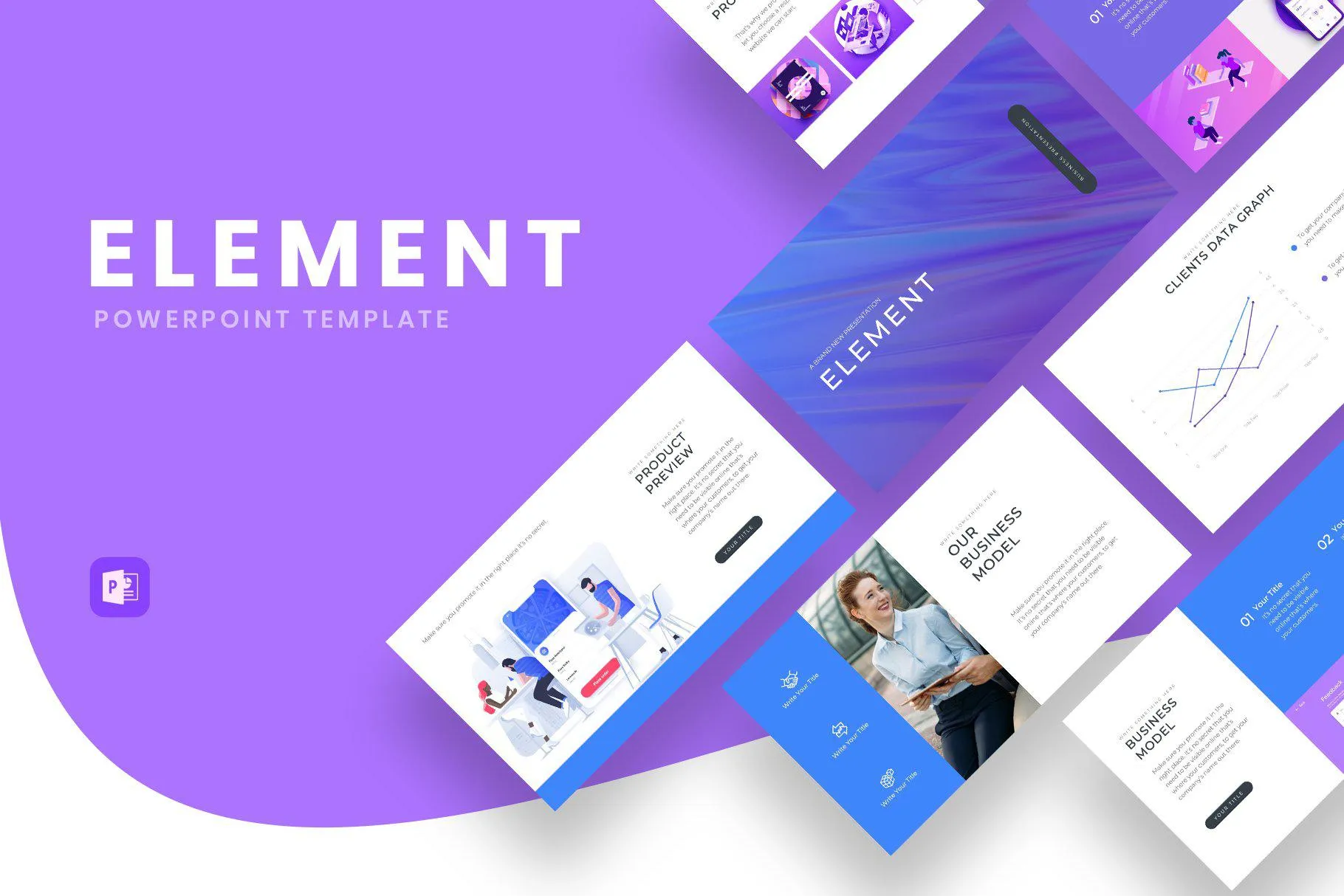 Element Business PowerPoint Template