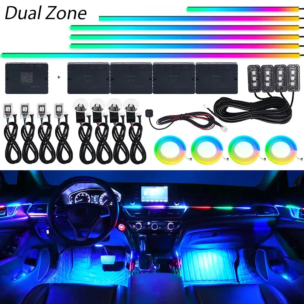 Emitting Color: 4300K White Yellow - 18 in 1 Dual Zone Symphony