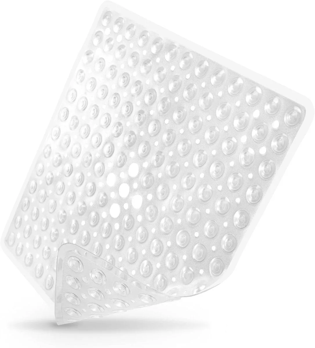 Extra Long Anti-Slip Bathtub Mat for Safety and Comfort – High Quality Vinyl Shower Mat with Strong Suction Cups, 100x40cm."