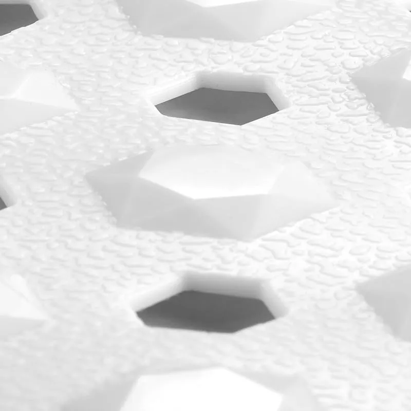 Extra Long Anti-Slip Bathtub Mat for Safety and Comfort – High Quality Vinyl Shower Mat with Strong Suction Cups, 100x40cm."