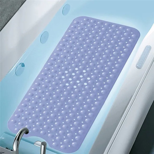 Extra Long Bath Mat Massage 40X100CM Safety Shower Bathtub Mats Non Slip Bathroom Floor Mat for Kids/Elderly /Disabled