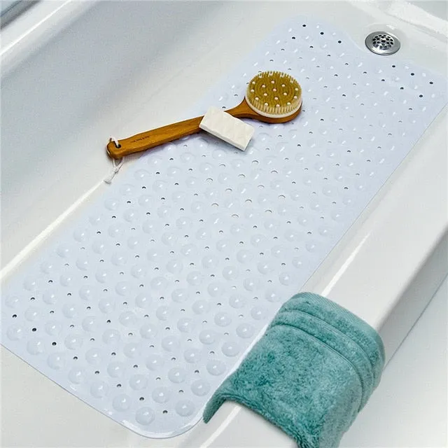 Extra Long Bath Mat Massage 40X100CM Safety Shower Bathtub Mats Non Slip Bathroom Floor Mat for Kids/Elderly /Disabled