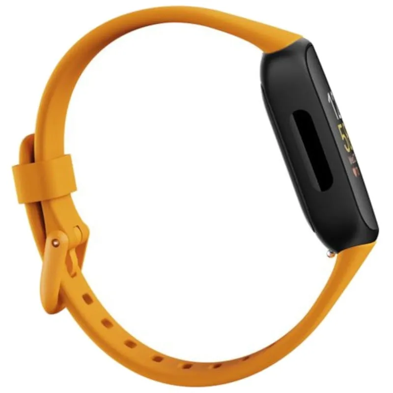 Fitbit Inspire 3  (Black/Morning Glow, Bluetooth, Special import)