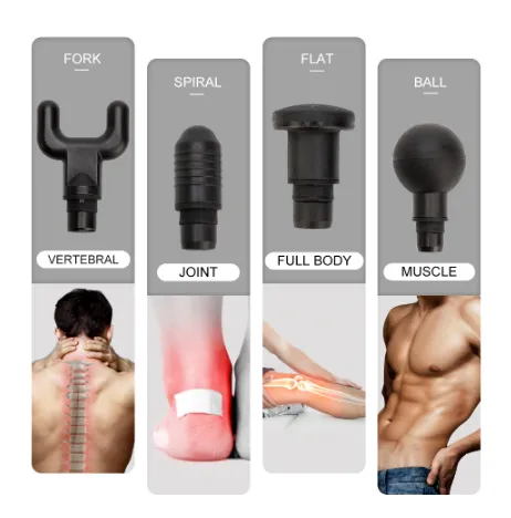 Fitness  Massager Gun six Heads With portable protective Bag