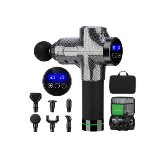 Fitness  Massager Gun six Heads With portable protective Bag