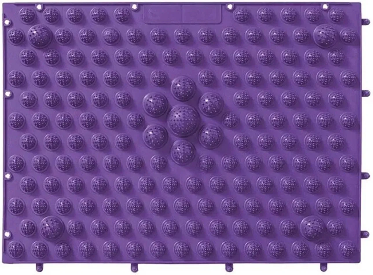 Foot Massage Mat Acupressure Mat Foot Reflexology Walking Toe Plate Massage Pad Bathroom Mat Yoga Mat Anti-Slip Mat Outdoor Game 2 PCS (Green)