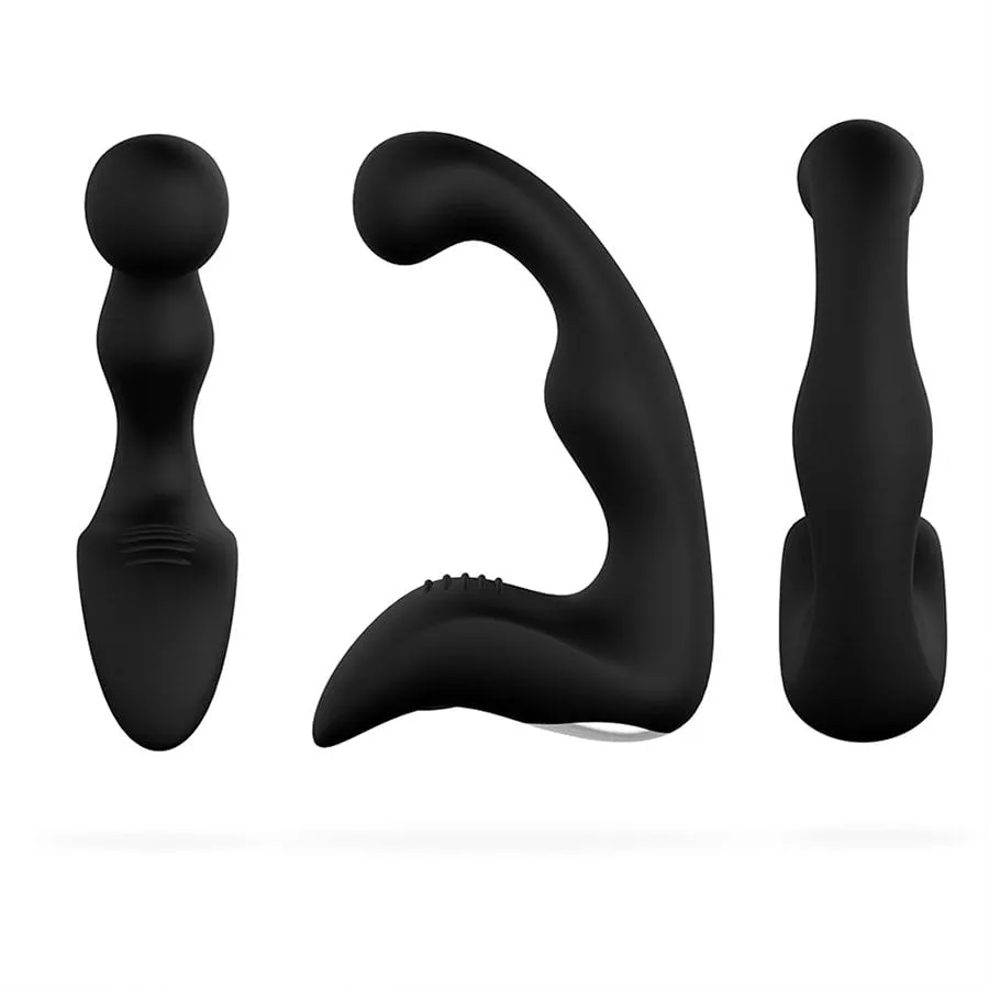 Fortis Vibrating Prostate Massager & Wireless Silicone Anal Vibrator for Men