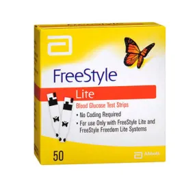 Freestyle Lite Blood Glucose Test Strips Count of 1 By Abbott Nutrition