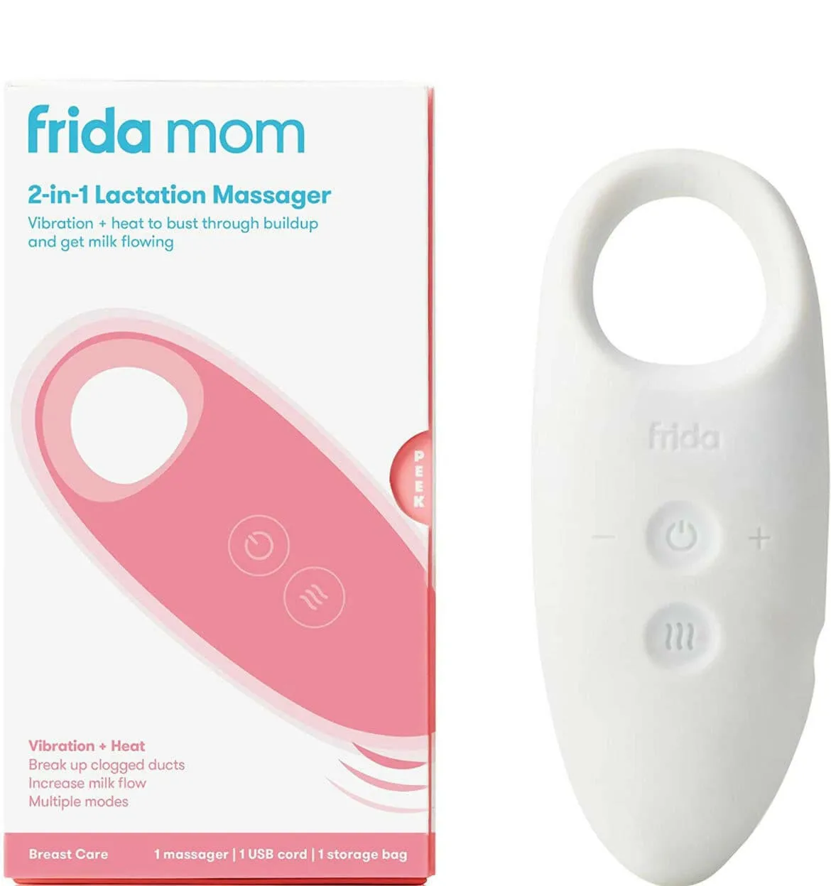 Fridamom Lactation Massager 2-in-1 - (USB Cord Included)