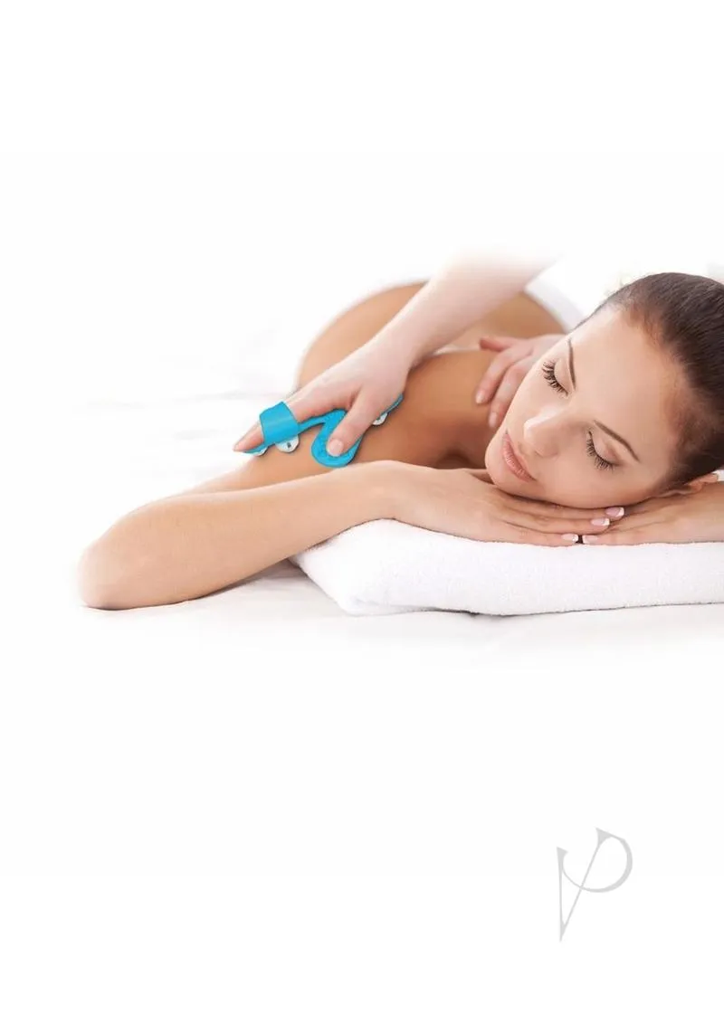 Fuzu Glove Massager Neon Blue