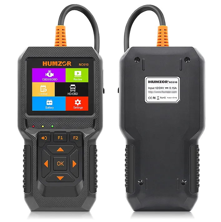 Gasoline car, diesel car integrated handheld code reader.