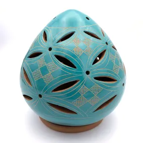 Geometric Flower Cutout Luminary