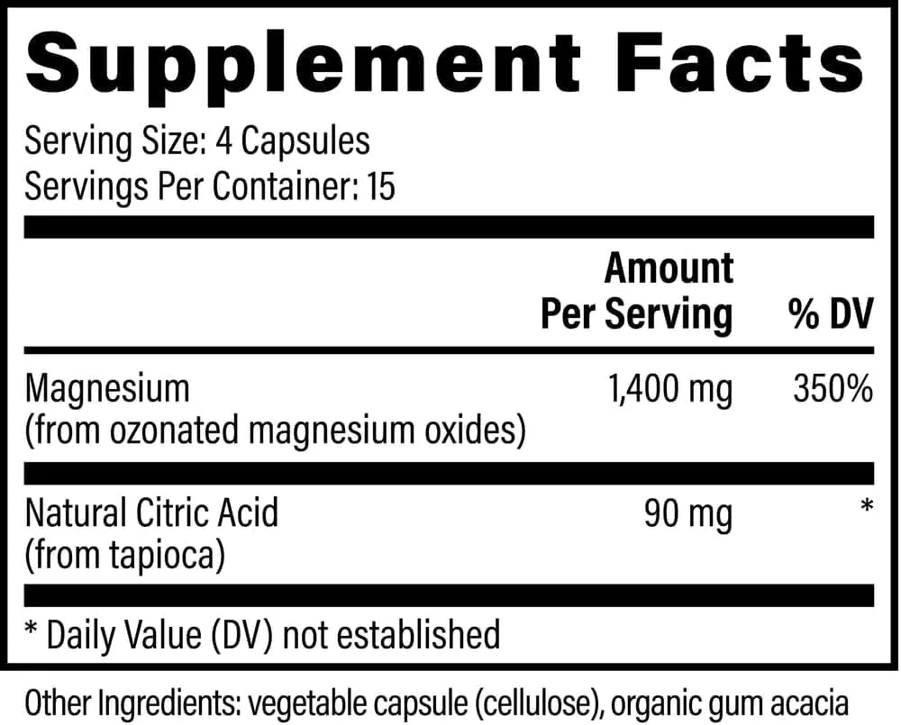 Global Healing Oxy-Powder Detox Supplement - Supports Digestion & Constipation Relief - 60 Capsules