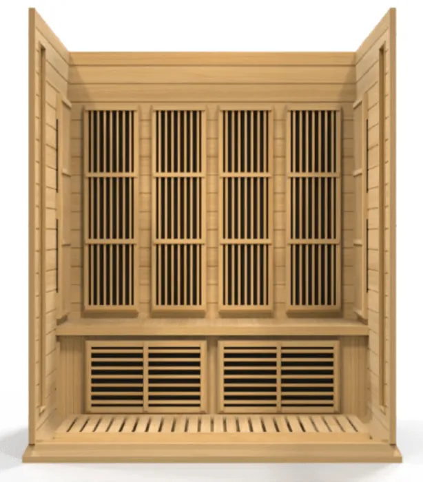 Golden Designs Maxxus 4-Person Low EMF FAR Infrared Sauna Canadian Red Cedar | MX-K406-01 CED