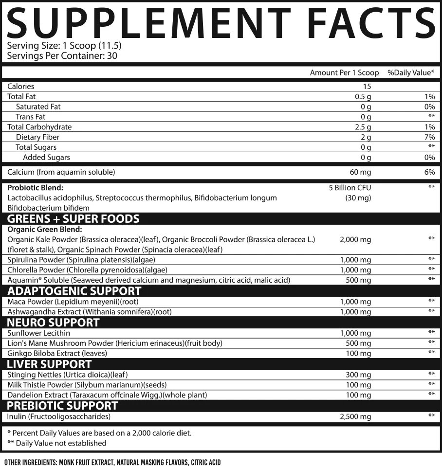 GREENS: Superfood Powder