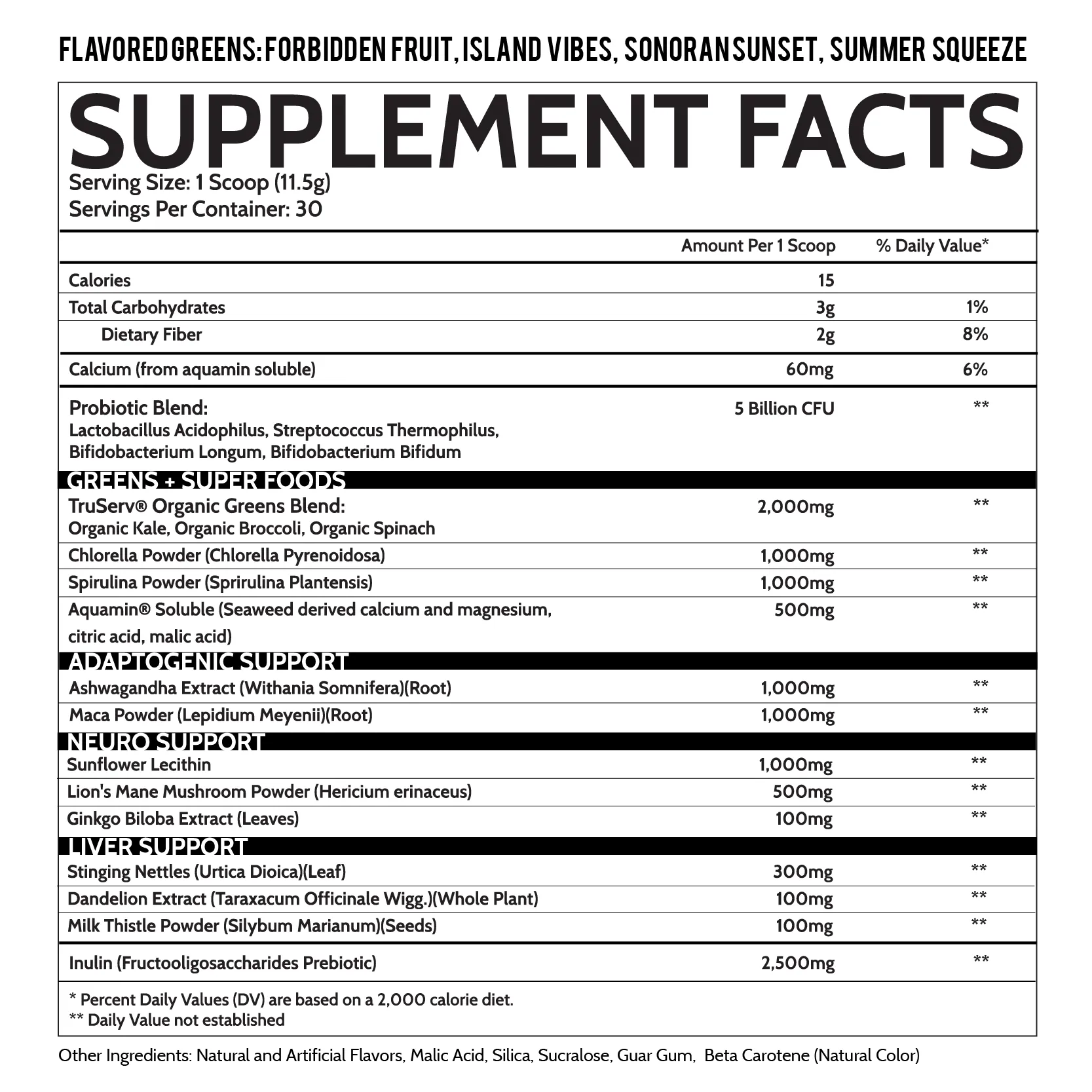 GREENS: Superfood Powder