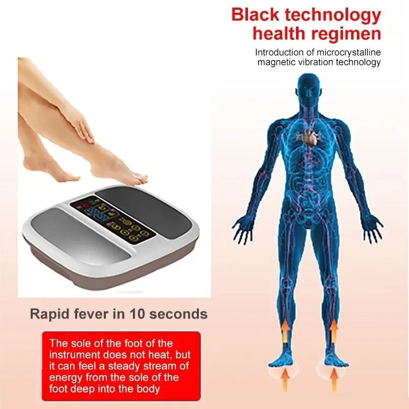 Heating Therapy Foot Massage - Magnetic Field Foot Therapy Blood Circulation Machine
