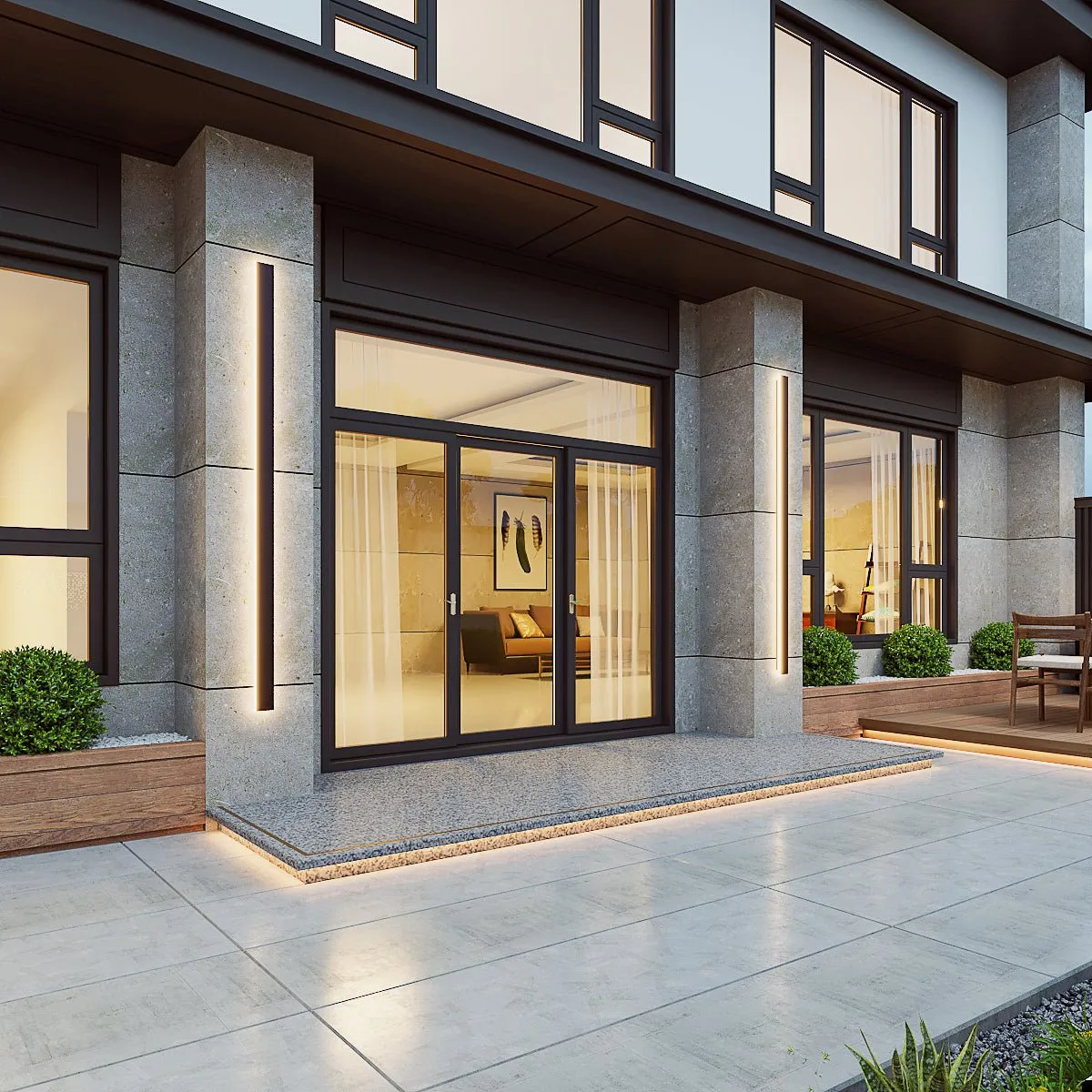 Helios Outdoor LED Wall Light