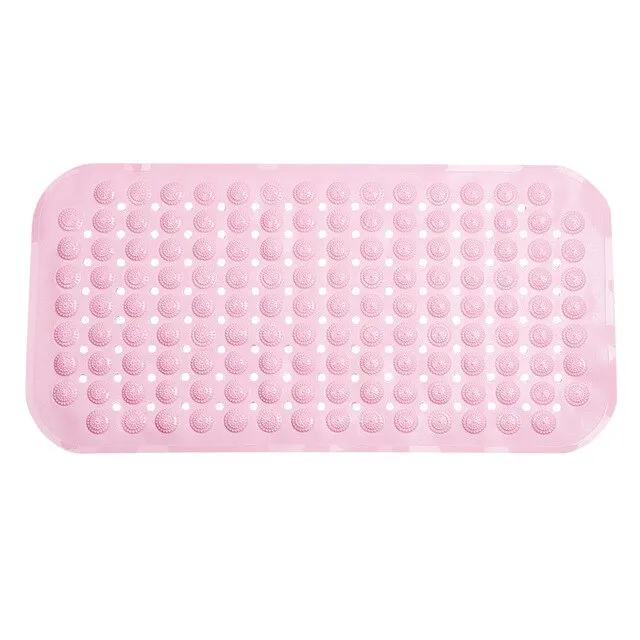 HOOMIN Safety Mat for Kids Aged Soft PVC Rubber Bathroom Carpet With Suction Bath Mat For Toilet Bathroom Non-Slip Foot Massage