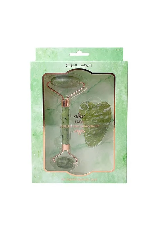 Jade Facial Roller Set