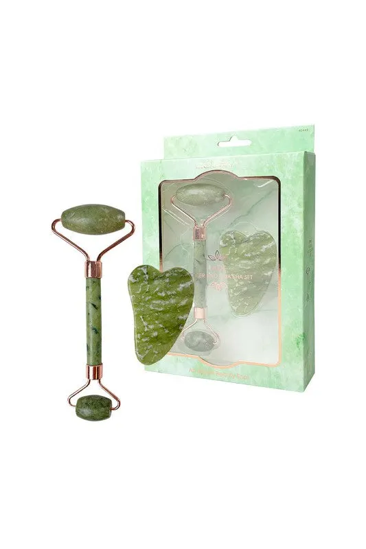Jade Facial Roller Set