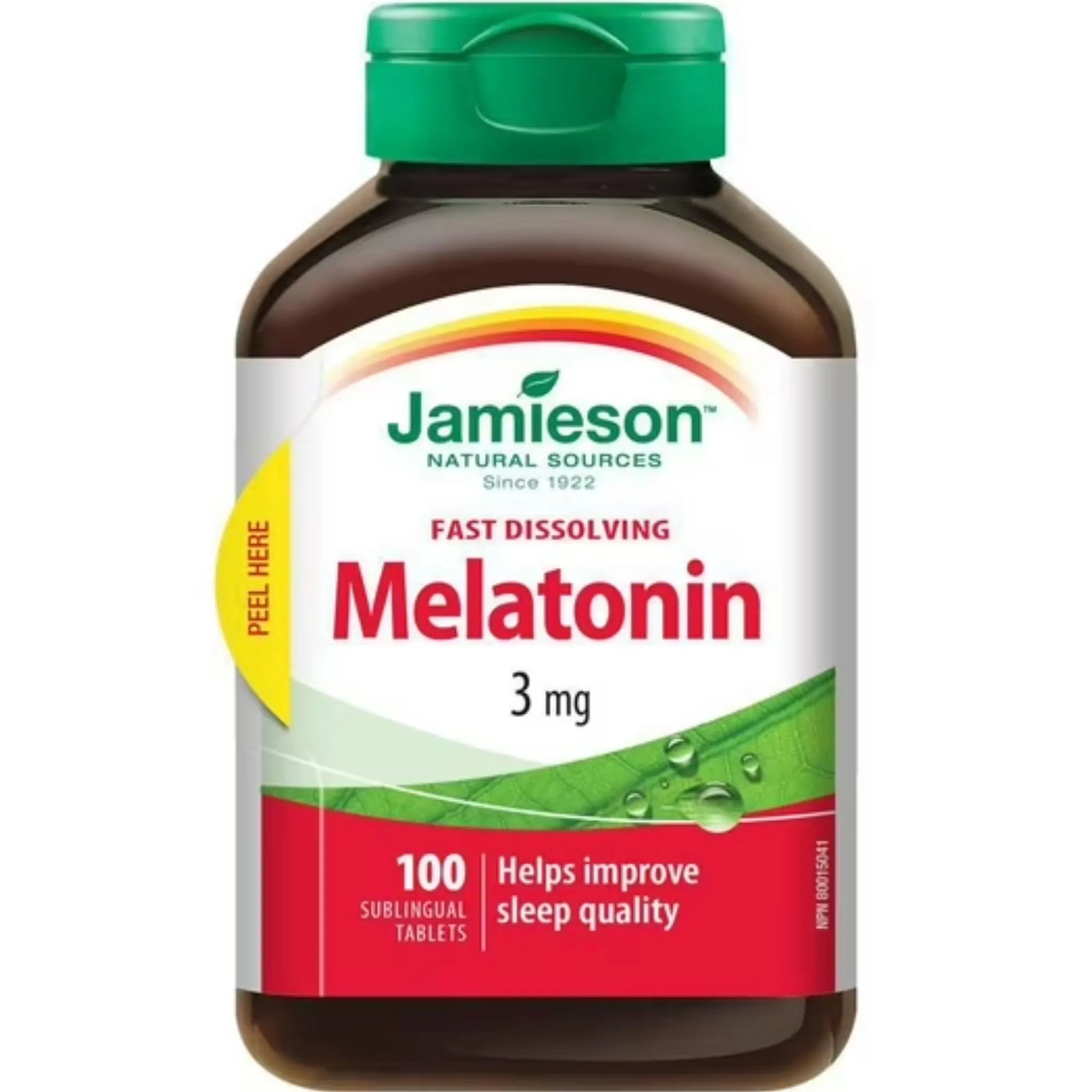 Jamieson Melatonin, 3mg, 100 Sublingual Tablets
