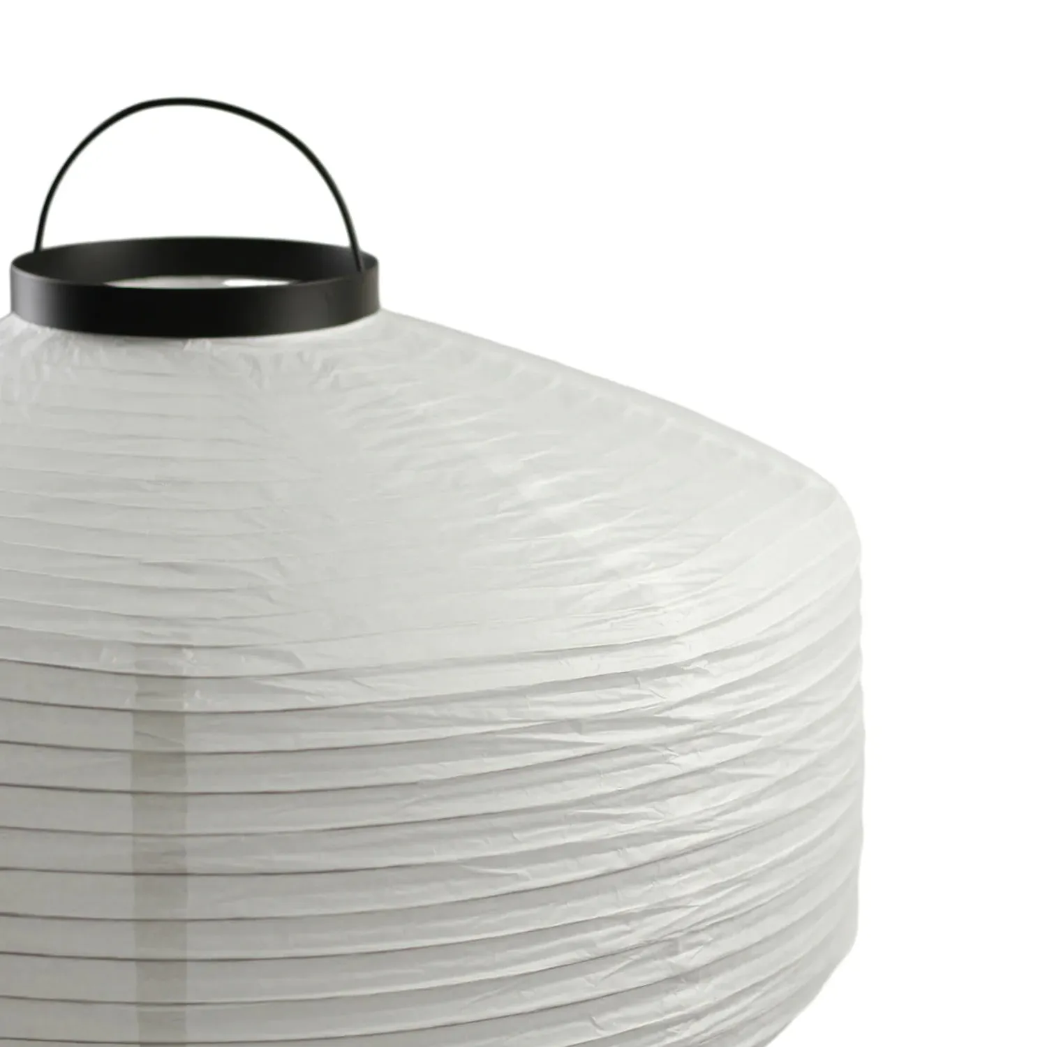 Kennedy Tripod Iron Floor Lamp - Black, White Paper Shade, 1360mm High, PL0287