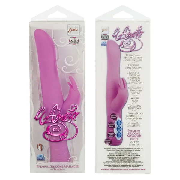 L'AMOUR PREMIUM SILICONE MASSAGER - TRIPLER