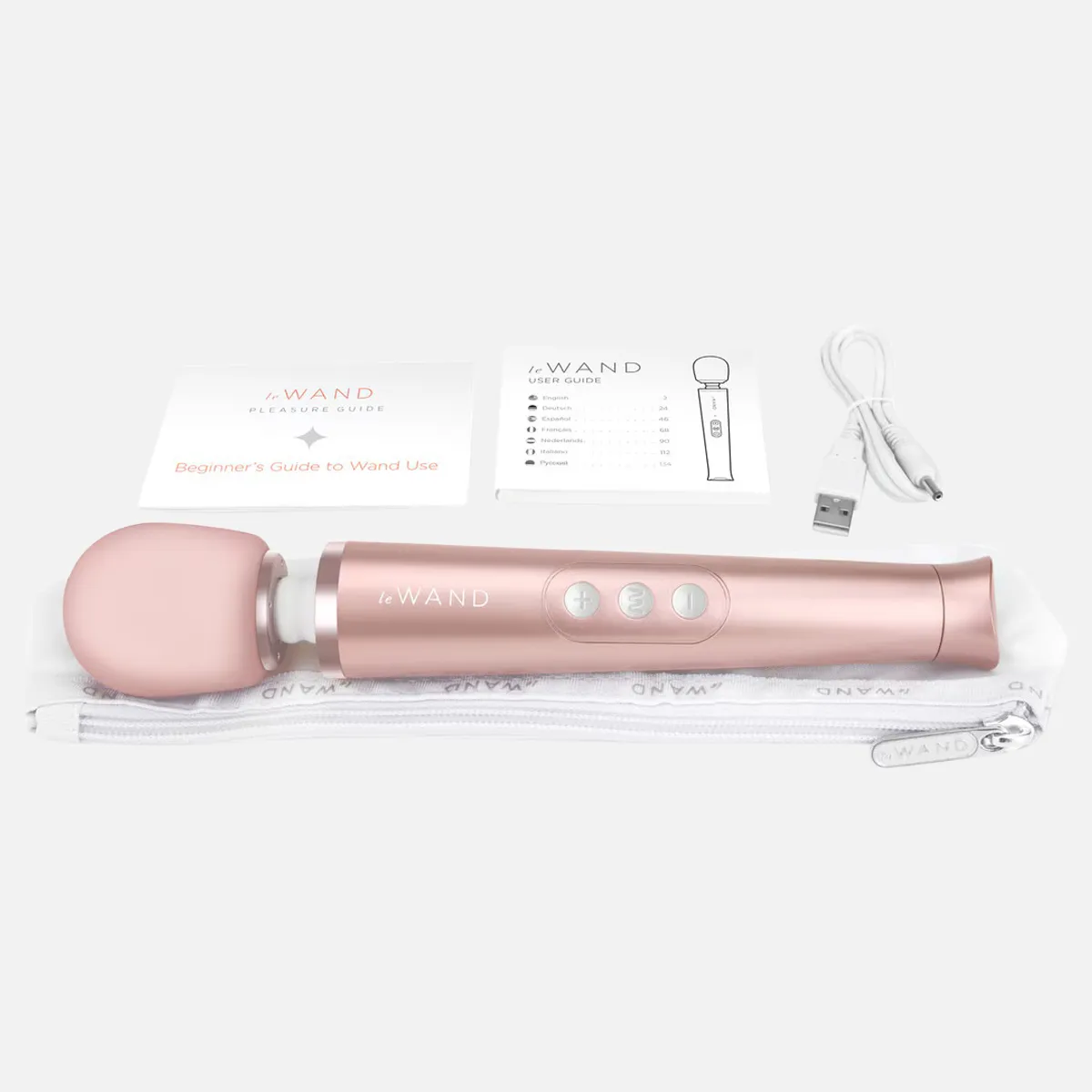 Le Wand Petite Rechargeable  Wand Vibrator - Rose Gold