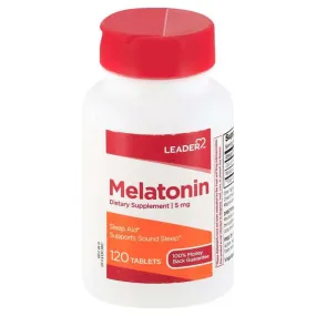 Leader Melatonin Dietary Supplement Tablets