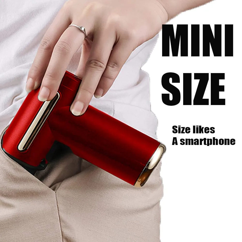 Legiral M1 Mini Massage Gun Deep Tissue Massage Gun,USB Recharge,4 Massage Heads