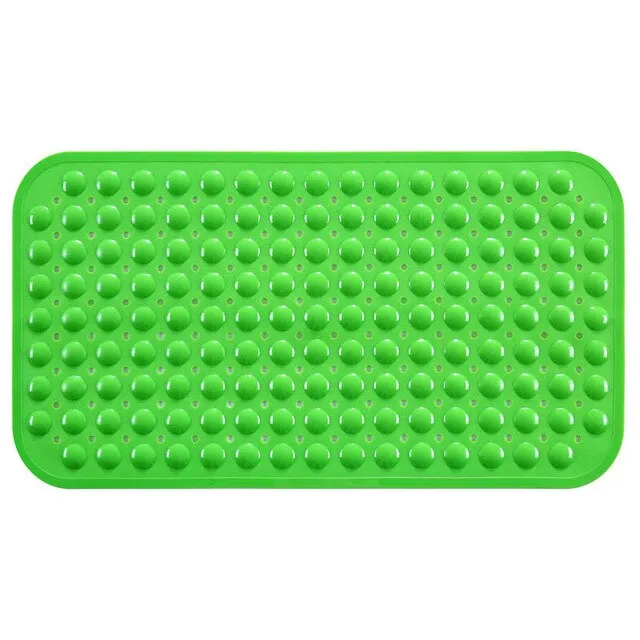Long PVC Bath Mat Massage Bathroom Rugs Safety Anti Slip Shower Bathtub Mat Suction Cup Floor Mat Foot Pad 40x100cm/70x38cm