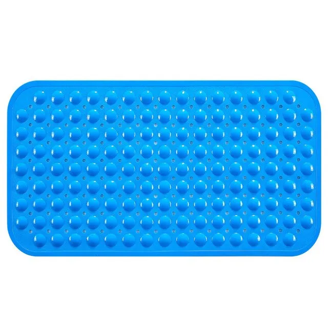 Long PVC Bath Mat Massage Bathroom Rugs Safety Anti Slip Shower Bathtub Mat Suction Cup Floor Mat Foot Pad 40x100cm/70x38cm