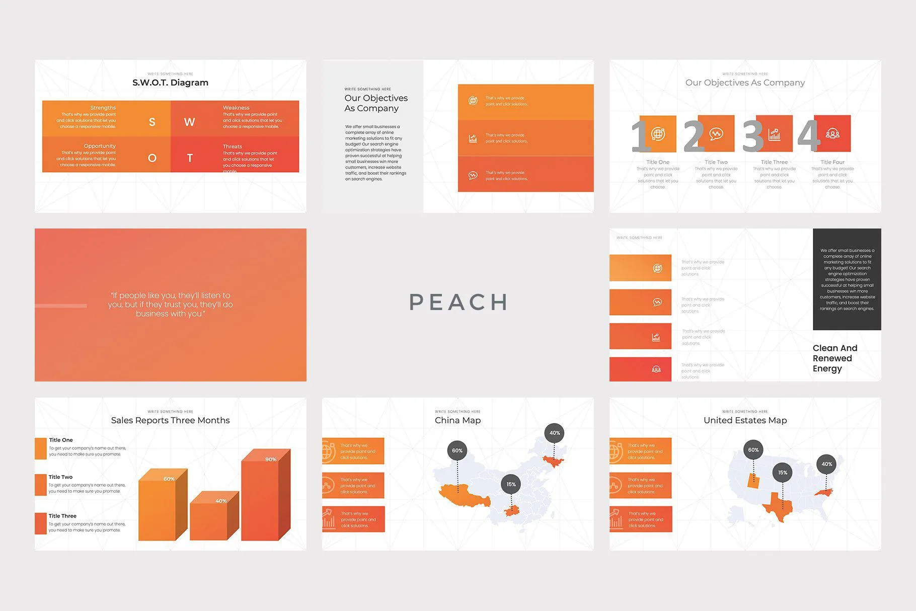 Marketing Pitch Deck Keynote Template