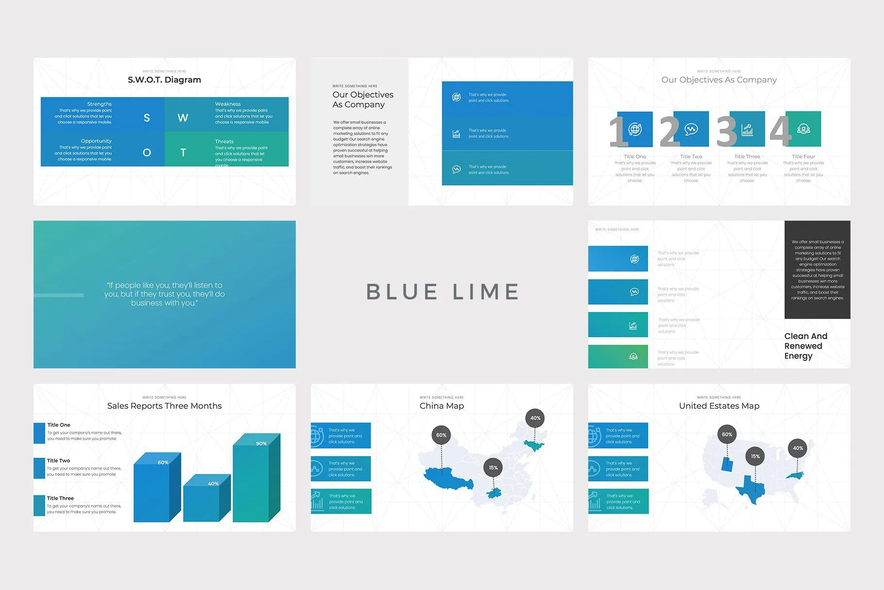 Marketing Pitch Deck Keynote Template